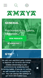 Mobile Screenshot of amayasport.com